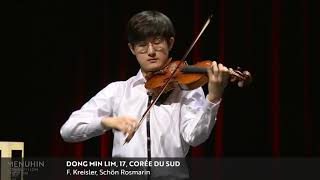 Dong Min Lim performs Kreislers Schön Rosmarin