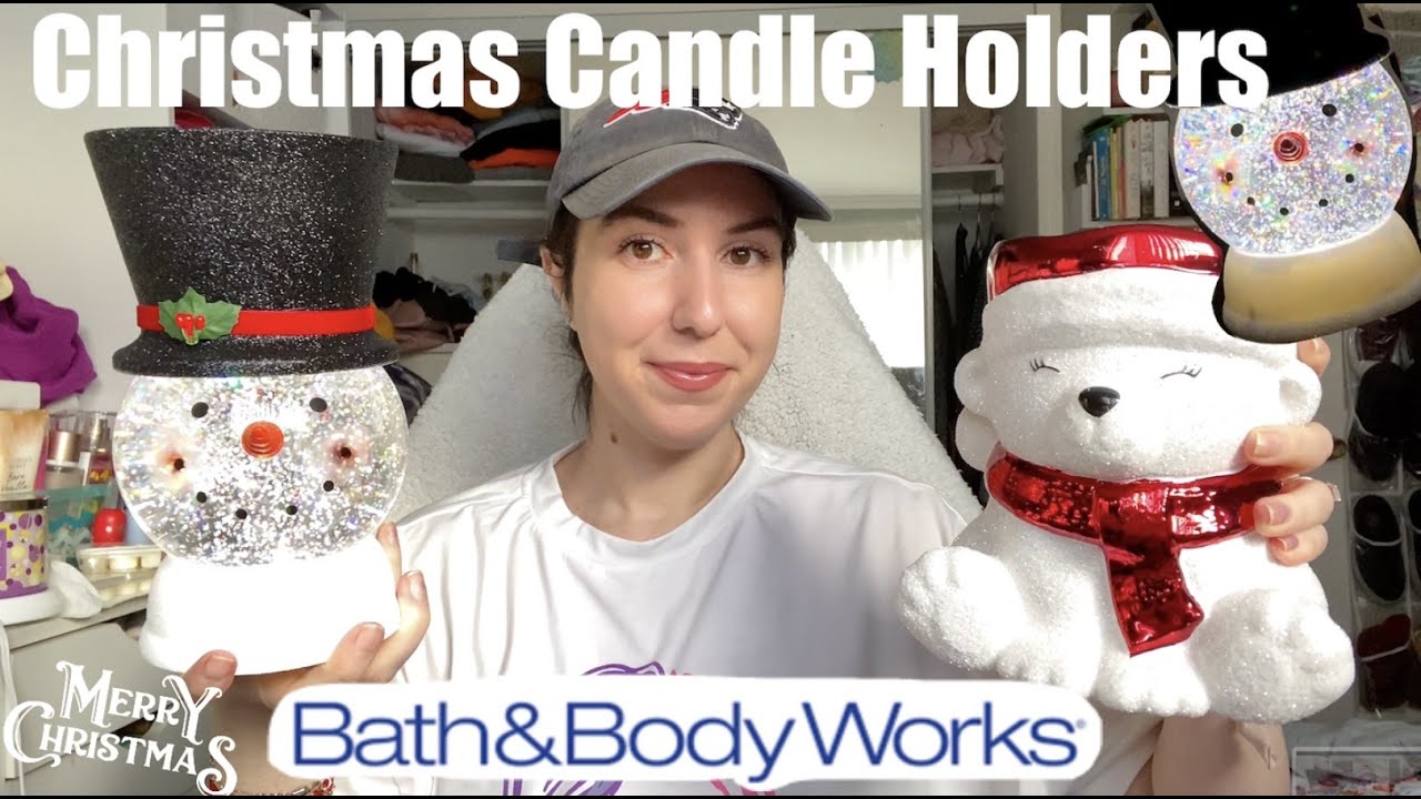 Christmas Candle Holders | Bath and Body Works Christmas - YouTube