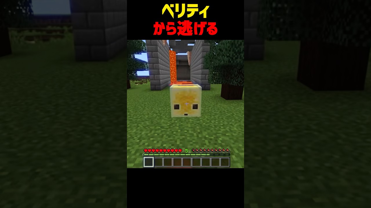 ベリティから逃げる..☹️#shorts #いとらい #マイクラ