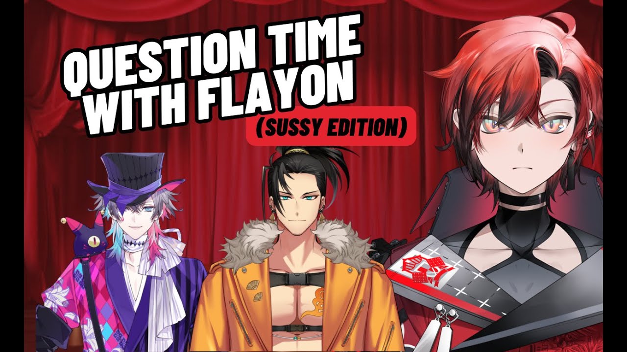 Flayon (sussy) question time feat. Gavis Bettel and Josuiji Shinri【Machina x Flayon | holoTEMPUS】