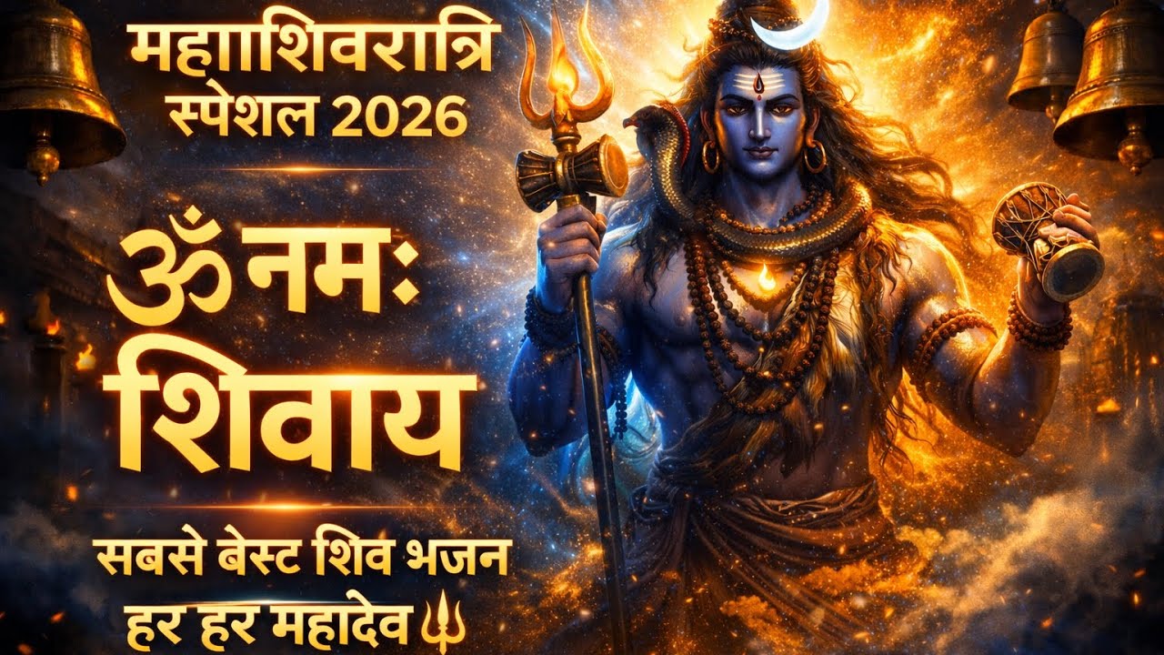 शिवरात्रि 2026 स्पेशल 🔥 ॐ नमः शिवाय | हर हर महादेव | पावरफुल शिव भजन #shivratri #New