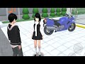 mesya main game sakurani balap motor membonceng tega dijalan raya