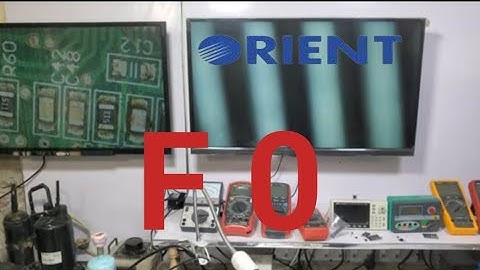 Orient DC inverter AC F0  error code