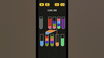 Water Sort Puzzle Level 258 Solved
