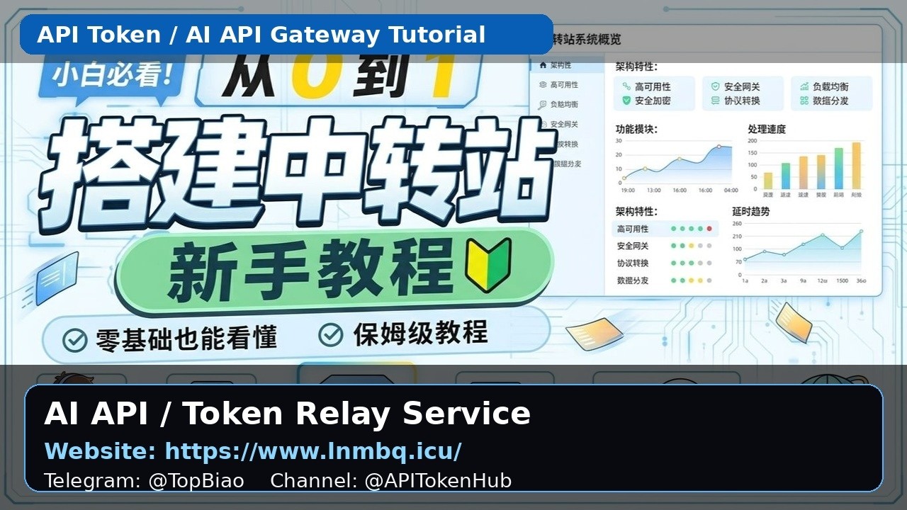 Token Relay Pattern Beginner Guide to AI API Gateway & Token Relay|Token中转站保姆级入门教程 - YouTube