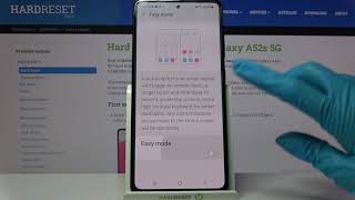How to Enable Easy Mode on Samsung Galaxy A52s 5G – Activate Simple Mode