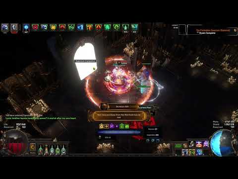 POE 3.24 Hexblast Assassin Miner Sanctum full run