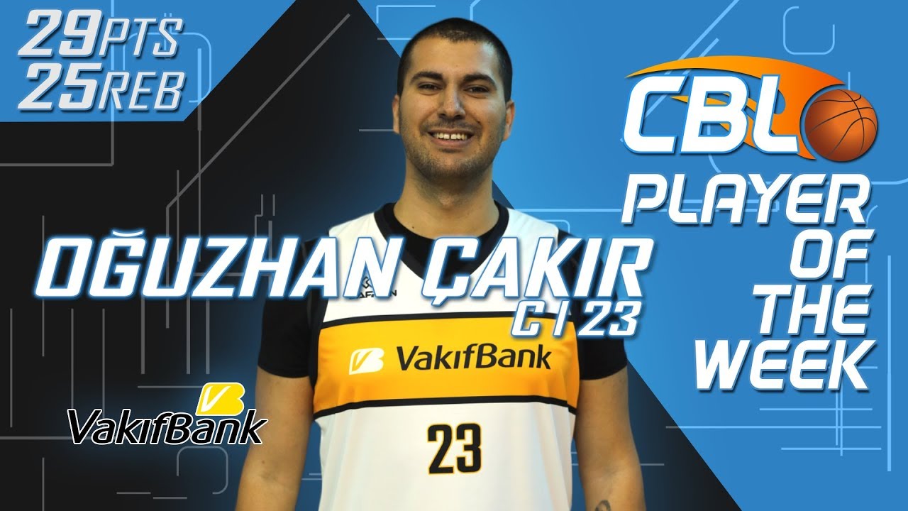 Baskethane Player of the Week 4: Oğuzhan Çakır - 29 Pts, 25 Reb | Dec. 15, 2019