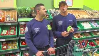 Go Grocery Shopping With Firefighters