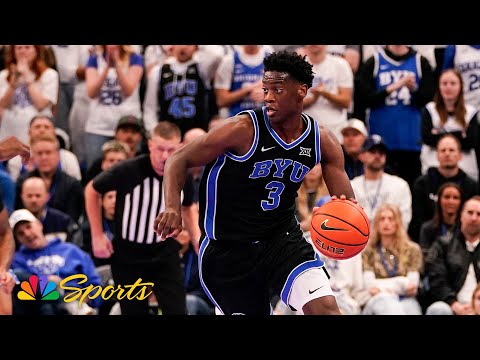AJ Dybantsa highlights: BYU star pushes Cougars to win over Wisconsin | Big 12 Basketball on NBC