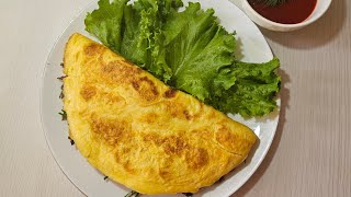 Очень вкусный омлет с мясом. Готовьте только так/Very tasty omelette with meat.Just cook like this.