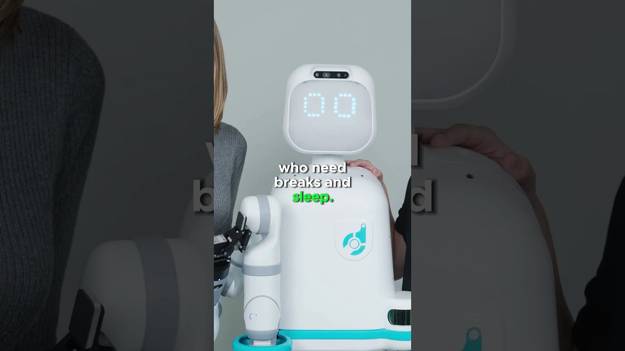 What Can Moxi Robots Do Robot Ai Health Shorts Tending Viral Usa Video Fyp Foryou
