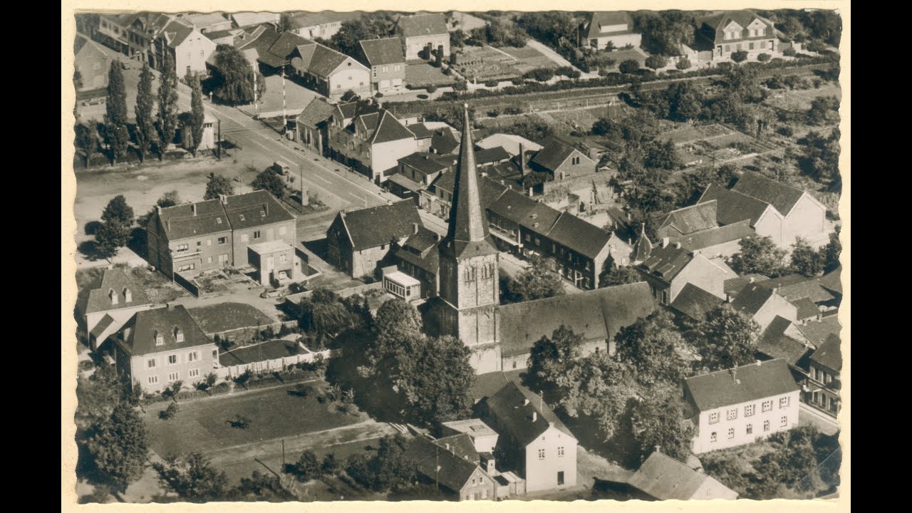 Büttgen vor der Ortskernsanierung 1962 / 63