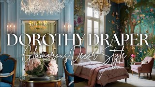 How DOROTHY DRAPER'S Glamorous Decor Can Revitalize Your Home with Bold Style—Ideas You’ll Love!