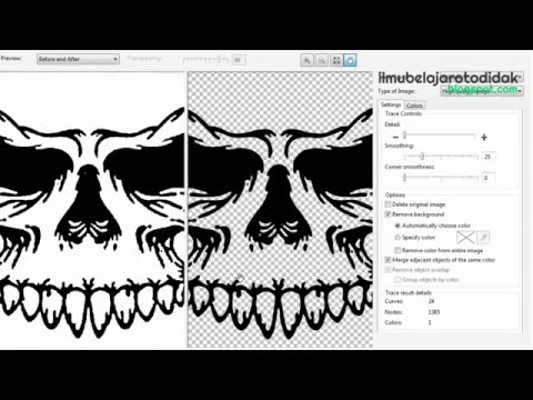 Tracing gambar Resolusi Kecil menjadi vektor Tracing gambar Resolusi Kecil menjadi vektor