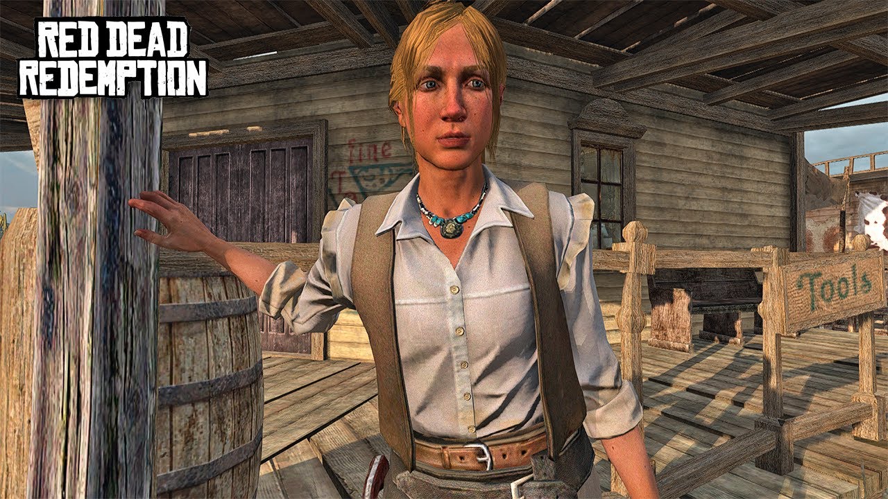 Jogando como Bonnie MacFarlane em Red Dead Redemption (Mods) - YouTube