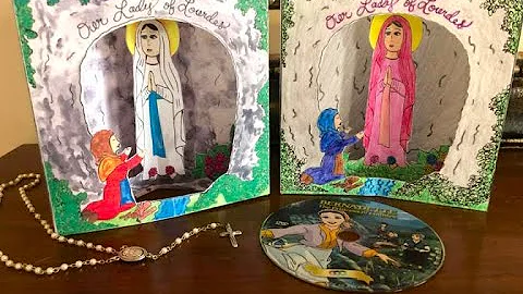 Our Lady Of Lourdes {Fun Craft For Catholic Kids!}