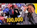 Trump Rally Crowd was MASSIVE | See the INSANE 360° Panorama View