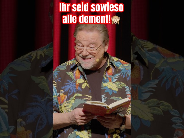Jürgen kennt die Altenheimlichkeiten…