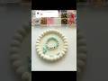 Gelang manik A🩷R how to make a bead bracelet #crystalbeads #easybracelet #asmr #tutorial #bracelet