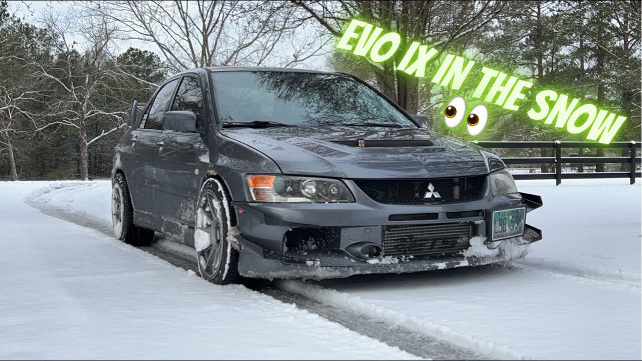 Evo IX snow day in NC?