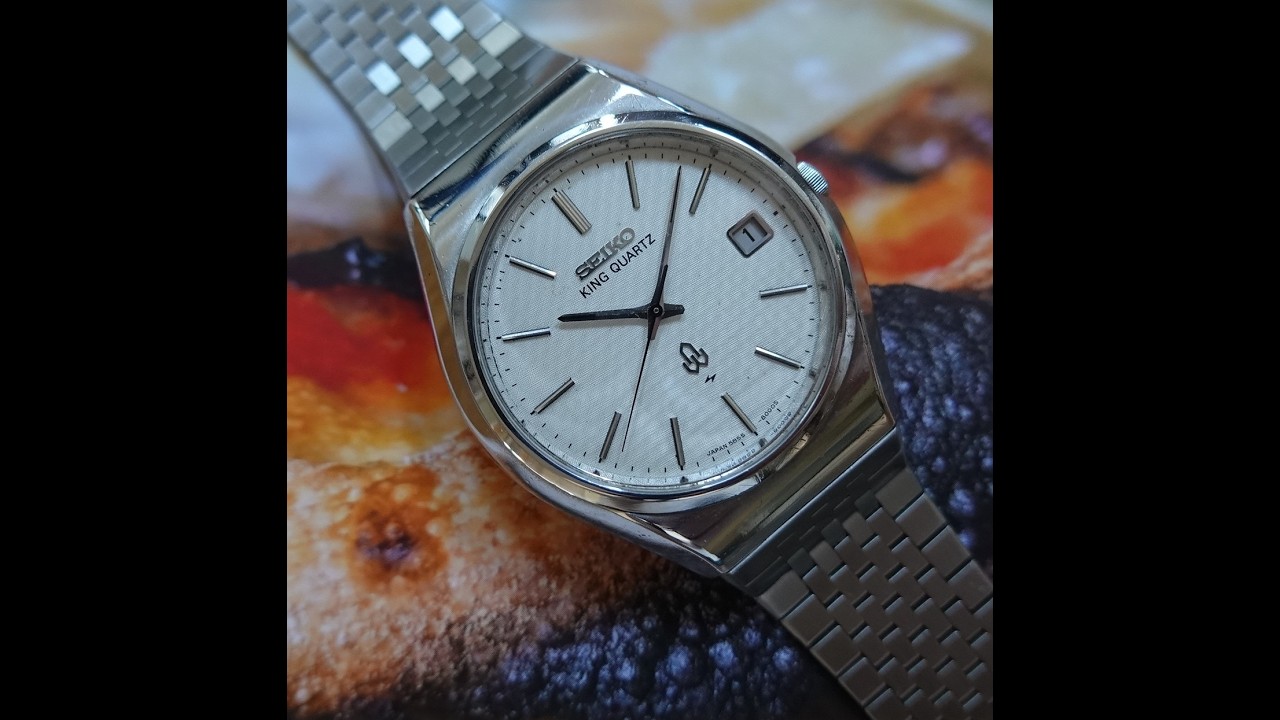 1977 Seiko King Quartz men's vintage watch on the original