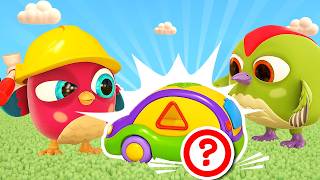 Burung Kecil Bermain & Memperbaiki Mainan | Hop Hop si Burung Hantu | Kartun bahasa Indonesia