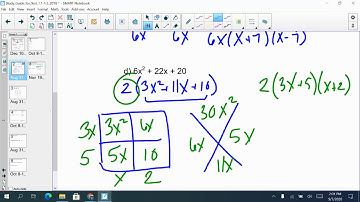 Algebra 2 1.1-1.5 Review