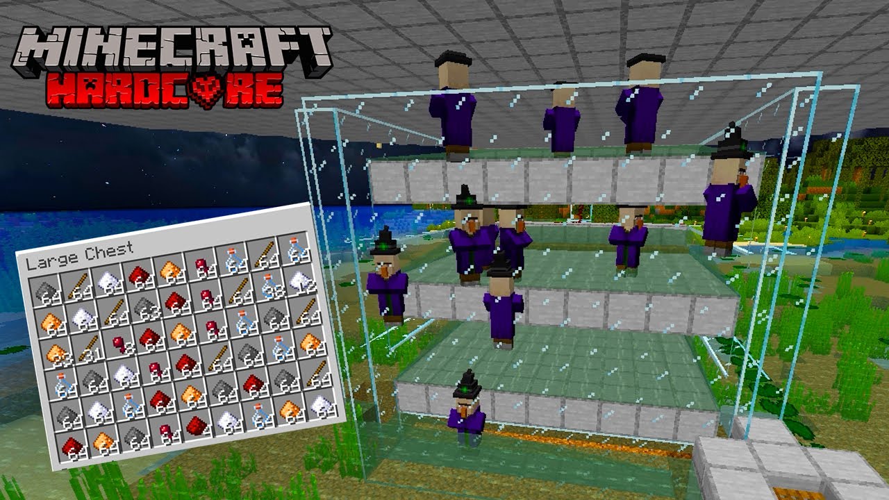 Most Expensive Witch farm ever I made Minecraft 1.18 Day 475 to Day 485