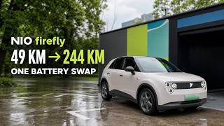 NIO firefly’s First Battery Swap: The Full 3-Minute Experience  #NIO