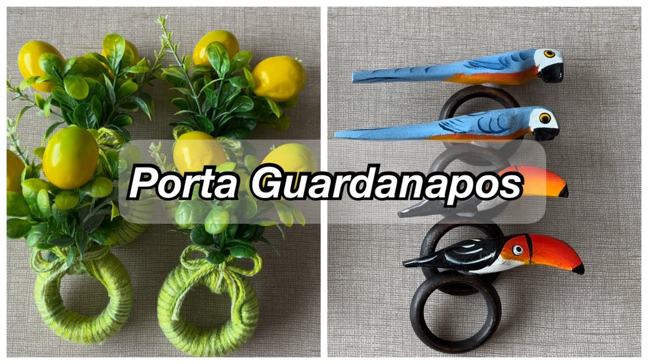 Mais alguns modelos de porta guardanapos da minha coleção