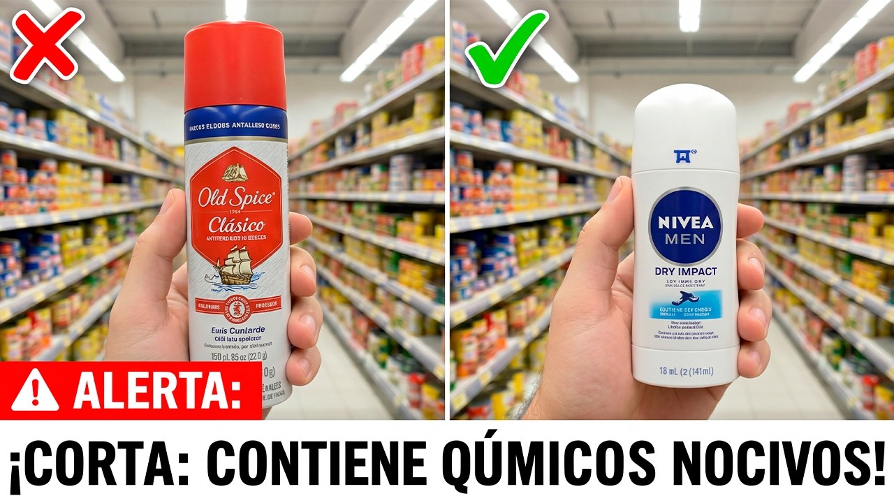 5 marcas de DESODORANTES que nunca debes comprar y 2 que si son recomendables