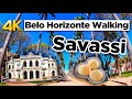 🚶🏼Belo Horizonte, Savassi Walking Tour 2020 (4k Ultra HD 60fps)
