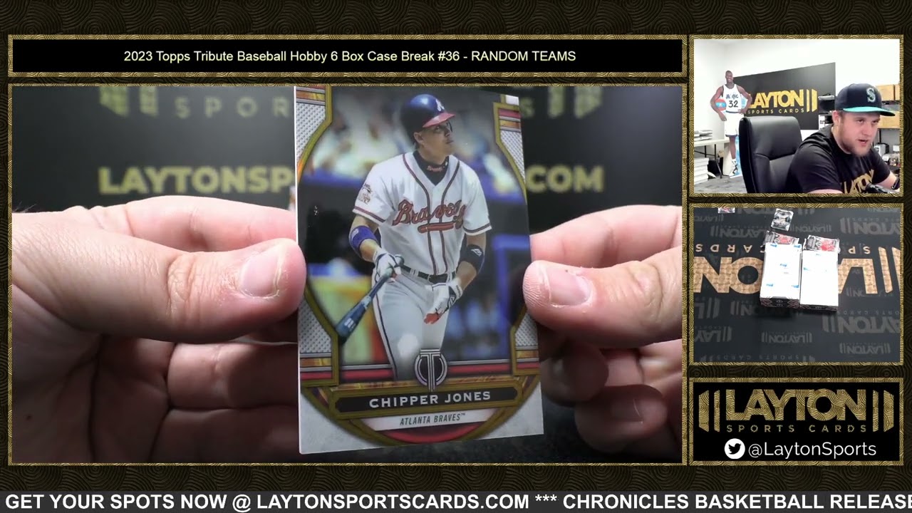2023 Topps Tribute Baseball Hobby 6 Box Case Break #36 RANDOM 