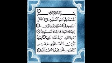 القرآن الكريم.... سورة الفاتحة // بصوت القارئ محمد صديق المنشاوي