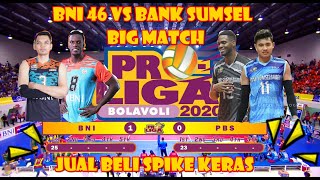 Big Match BNI46 (sigit, doni, camejo) vs Bank Sumsel (araujo, fahri, sandi akbar)