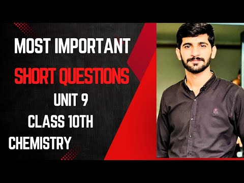 Most Important|Short Questions|Unit 9|Class10|PTB - YouTube