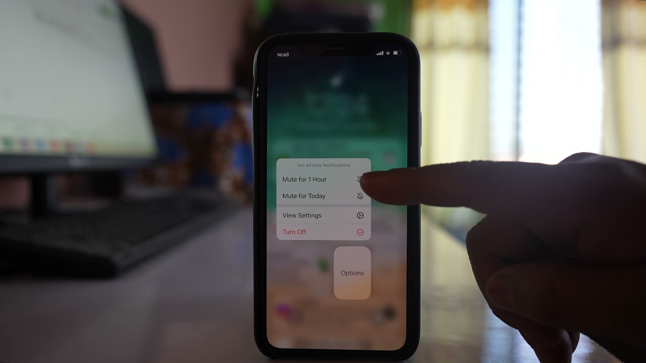 How to temporarily disable notification for an app for an hour or a day and don't get disturbed
