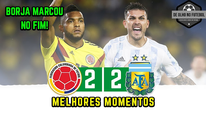 Colômbia 2 x 2 Argentina | Melhores Momentos | Gols de hoje | Eliminatórias da Copa 08/06/2021