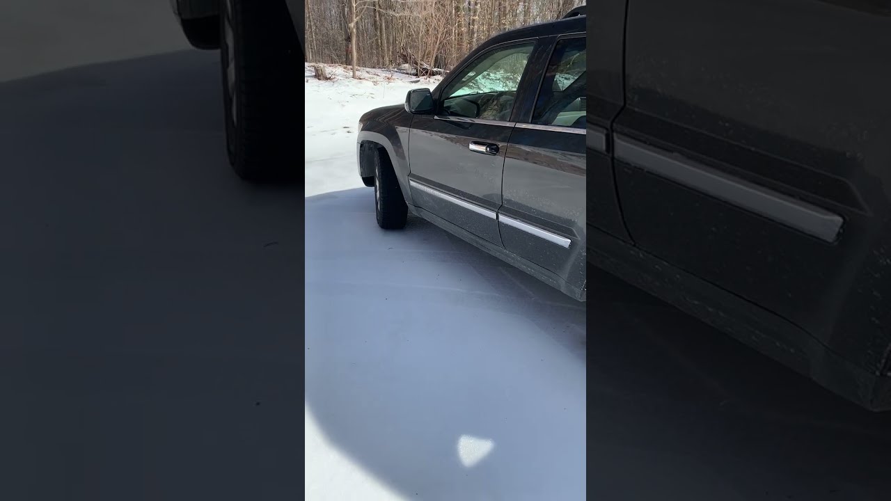 Solid ICE driveway test 5.7 HEMI JEEP GC Limited