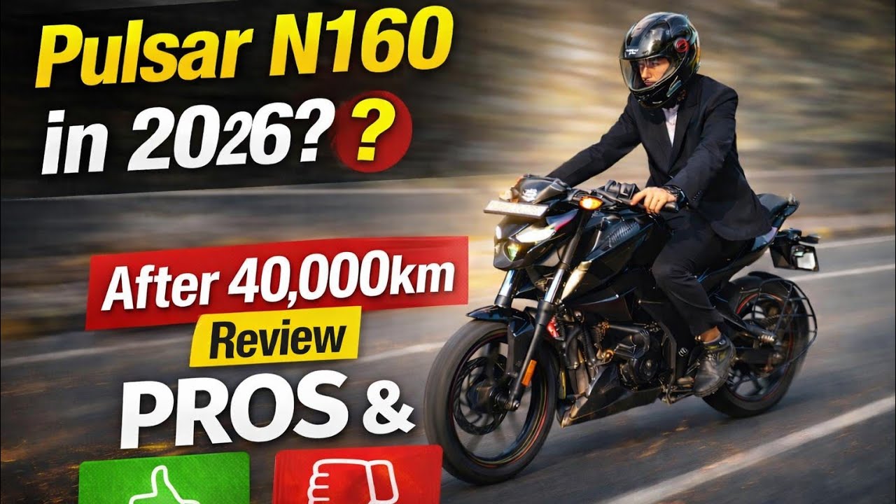 Bajaj Pulsar N160 full Ownership Review|| After 40,000 KM Long-Term review || Pros and Cons!!