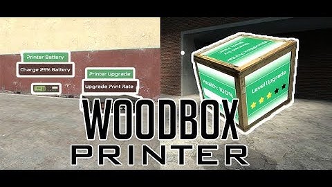 [FREE RELEASE] WoodBox Printer - GMOD Script / MOD