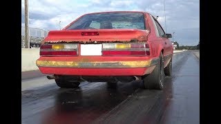 1986 5.0 Mustang GT pt.14 4.30 Gear Track Day Budget Fox Body Drag Car