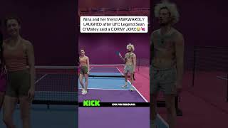 ninadrama And Her Friend Awkwardly Laughed At seanomalley  ufc