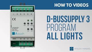 D-BUSSUPPLY 3 - How to put in programm all lights