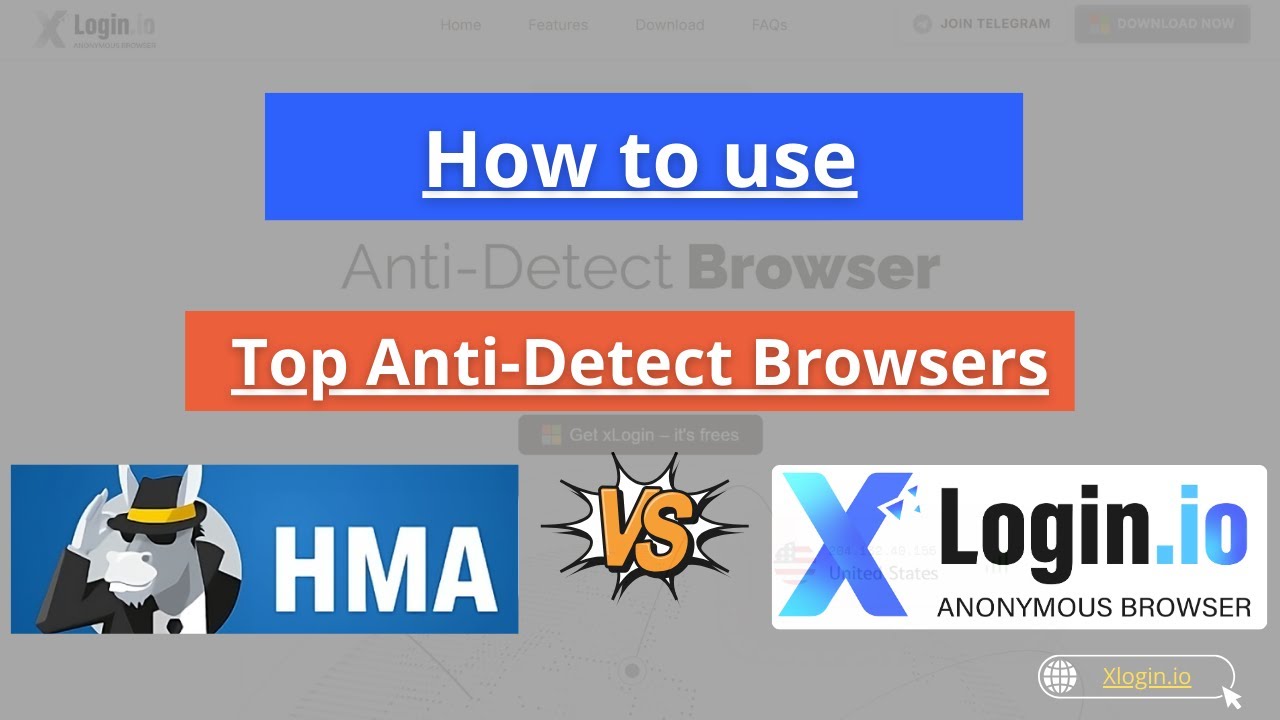 Tutorial: HMA VPN + xLogin.IO – Stealth Browsing Platform