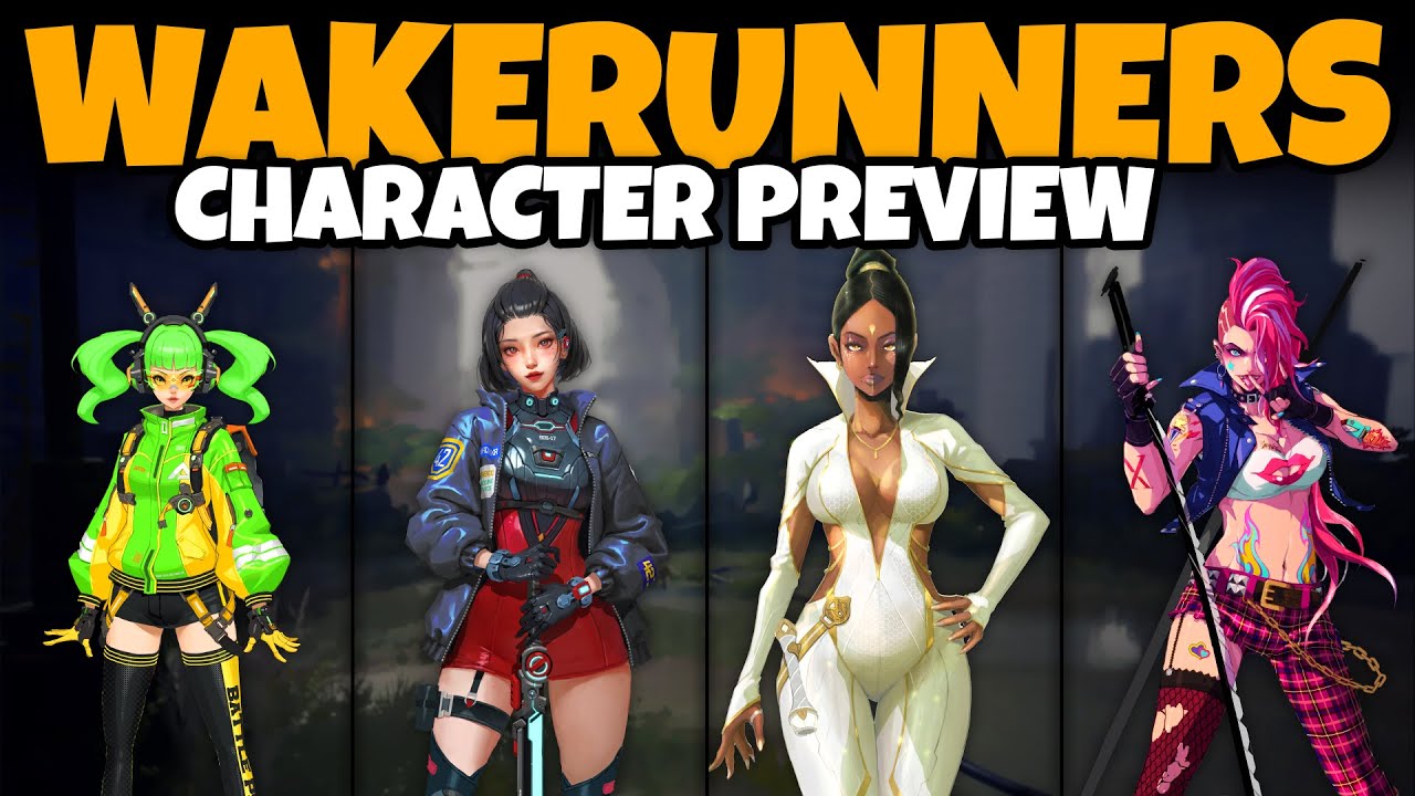 Wakerunners Character 'Creation' (All Characters, Full Customization Preview Options, Abilities!)