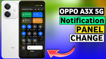 Oppo A3X 5G Notification Panel Change |Notification Panel Change In Oppo A3X 5G | HM Technical
