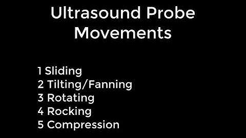 Ultrasound probe/Transducer Movements and Manipulation Made EASY!