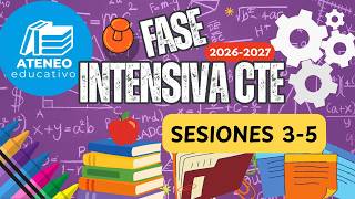 CTE Intensive Phase 2026-2027 Session 3 Contextualization. Session 4 PMC. Session 5 School Organi...